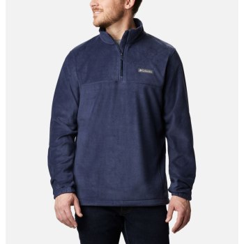 Columbia Steens Mountain Half Zip Fleece, Pullover Azul Marino Para Hombre | 830479-TMX